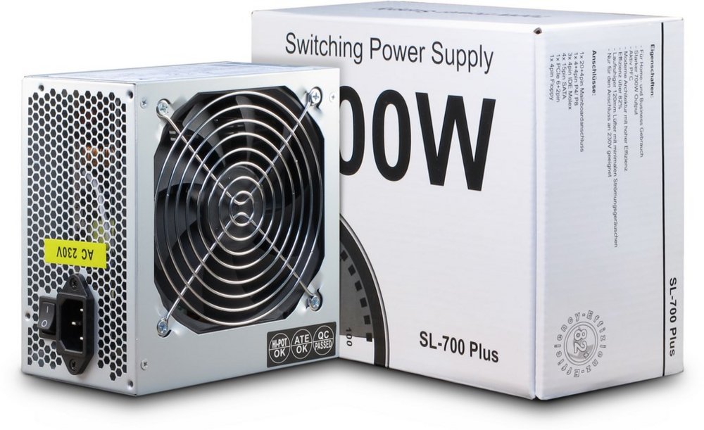 Inter-Tech SL-700 | 700 Watt ATX PSU | Power Supply | Voeding