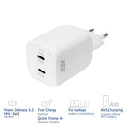ACT AC2175 | 100W USB-C-lader | 2× USB-C | Power Delivery 3.2 | PPS & AVS | GaNFast