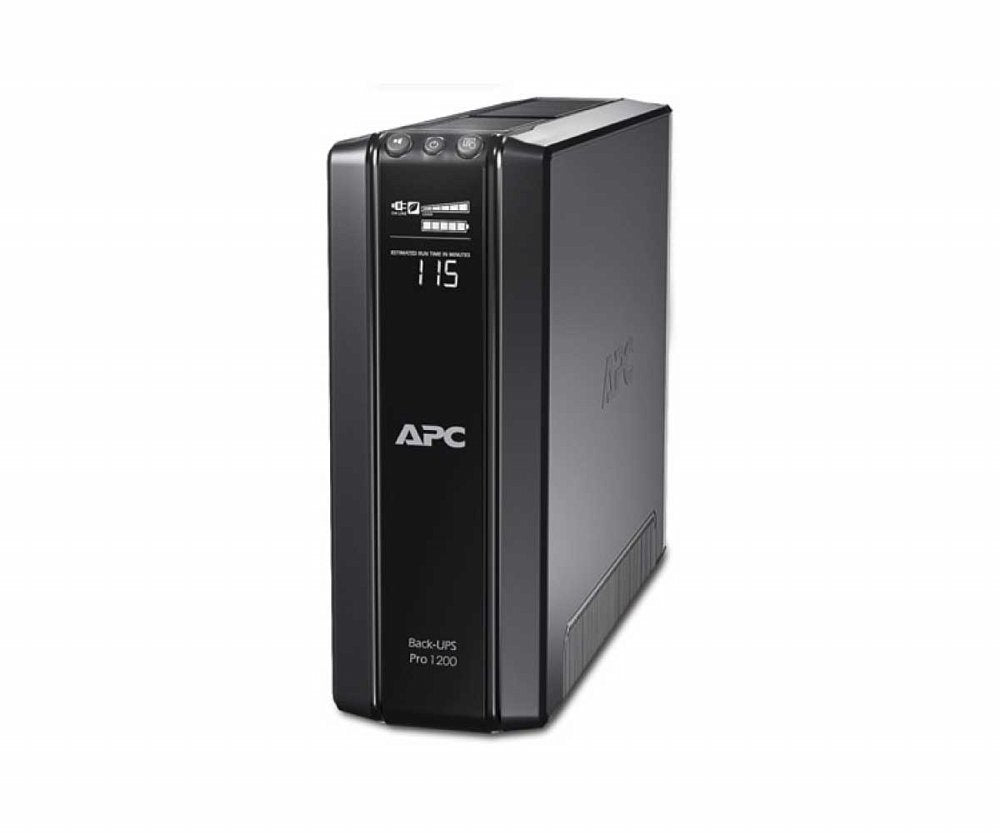 APC Back-UPS Pro BR1200G-FR | 1200 VA | 6 Franse/Belgische Stopcontacten (3 op Accu) | AVR Spanningstabilisatie | Bescherming