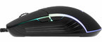 Baracuda NAUTILUS RGB | Bekabelde Gaming Muis | Rechtshandig | USB-A | 12800 DPI | Zwart