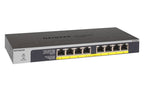 NETGEAR GS108LP | Unmanaged Switch | 8 Poorten | Gigabit Ethernet (10/100/1000 Mbps) | 8x PoE+ (60W) | FlexPoE | Fanless | 1U