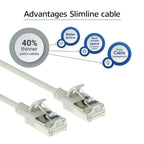 ACT netwerkkabel | Cat6a | U/FTP (STP) | 2 m | Grijs | DC7002