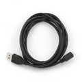Gembird CCP-MUSB2-AMBM-1M | USB 2.0 | USB-A naar Micro-USB-B | 1m | Zwart