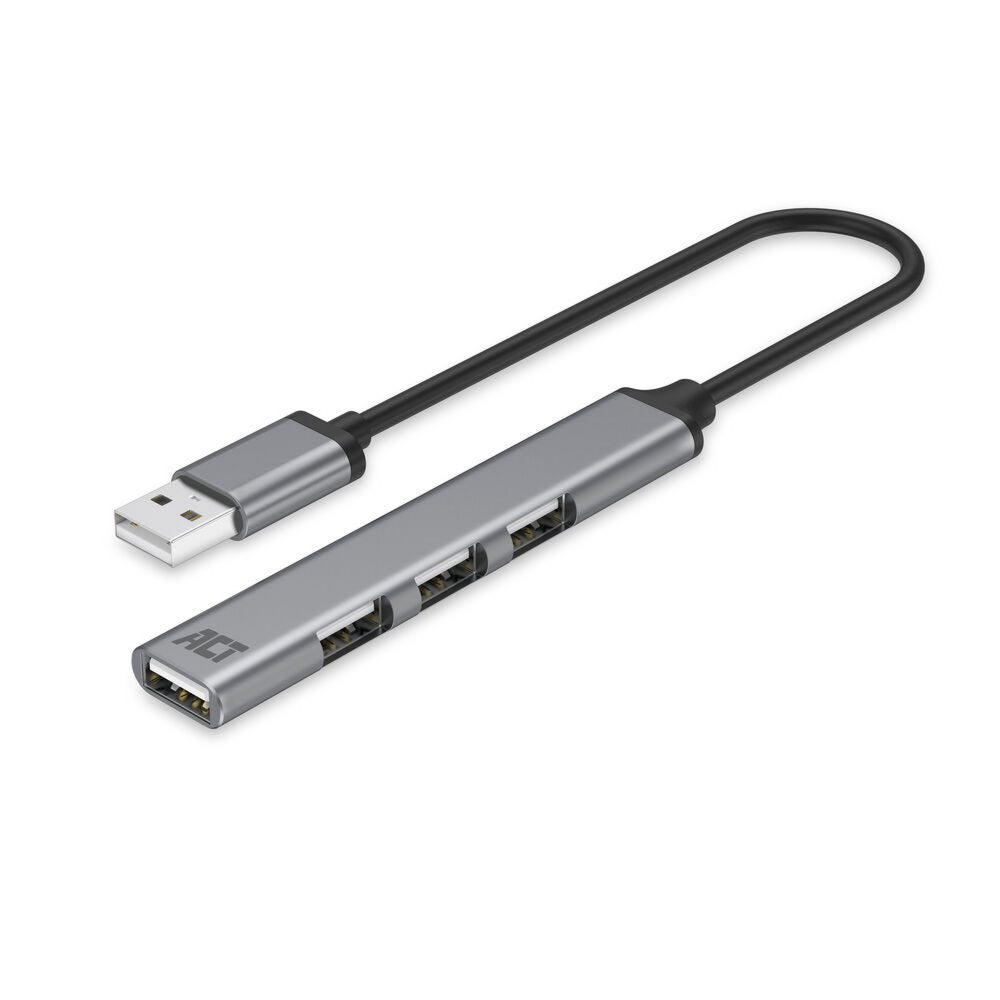 ACT AC6225 | USB 2.0 Interface Hub | 480 Mbit/s | Grijs