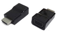 Gembird kabel-tussenstuk | HDMI naar VGA | Zwart | A-HDMI-VGA-001