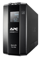 APC Back-UPS Pro BR900MI | 900 VA | 6x IEC C13 Stopcontacten | AVR Spanningstabilisatie | LCD-Statusdisplay