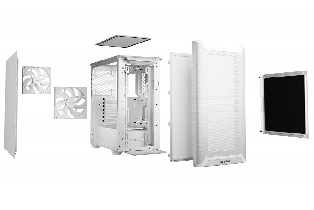 be quiet! PURE BASE 501 Airflow Mesh | Midi Tower Case | Wit