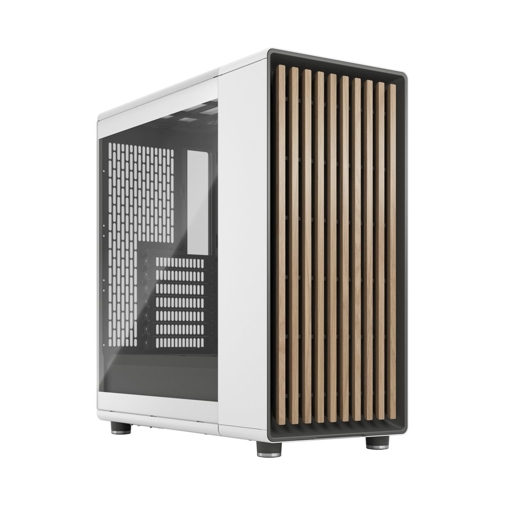 Fractal Design North | ATX Behuizing | Wit (Chalk White) | TG Side Panel (Transparant)