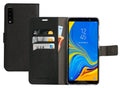 Mobiparts Saffiano Wallet Case | Samsung Galaxy A7 (2018) | Black