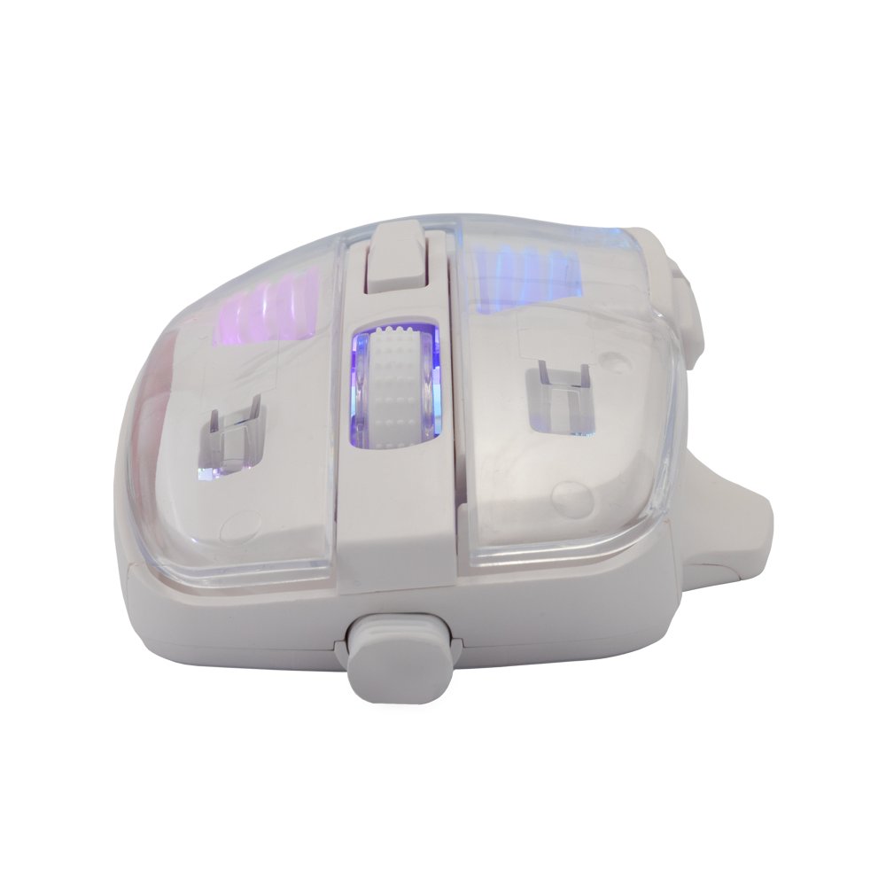 Baracuda ANGLERFISH RGB | Bedrade Gaming Muis | USB-A | 7200 DPI | Wit