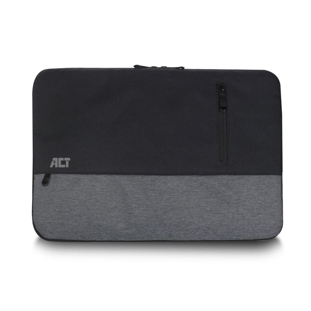 ACT Urban 14.1" Laptop Sleeve | Zwart/Grijs