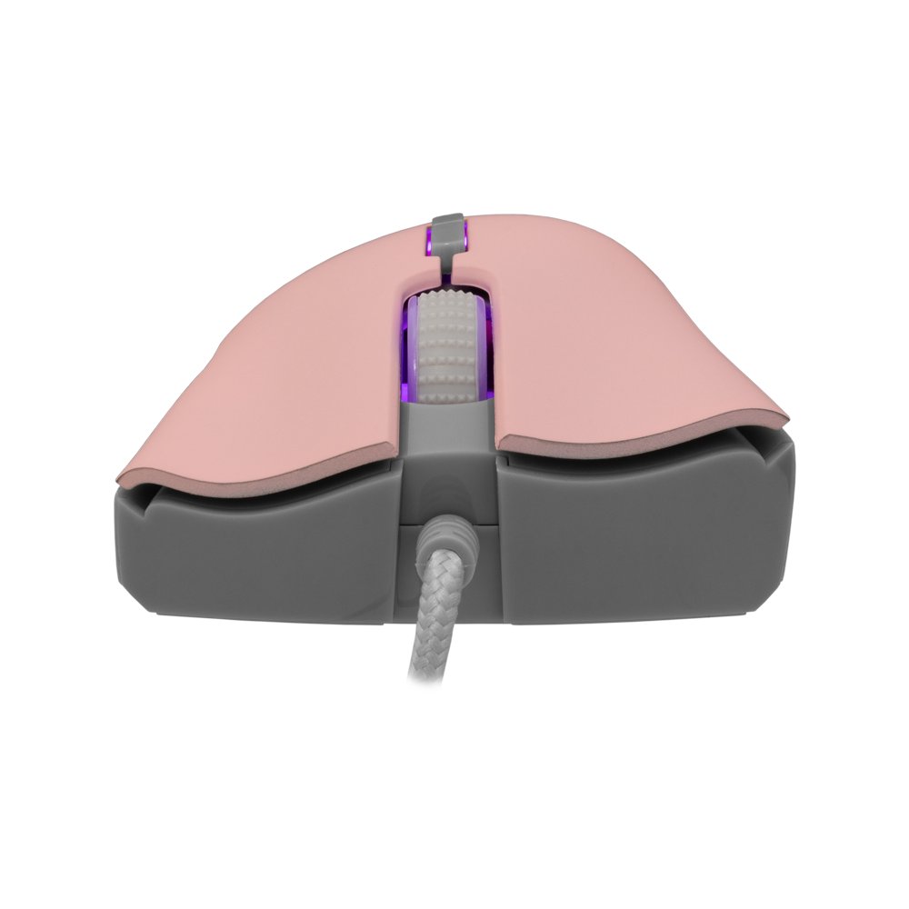 Baracuda LOBSTER RGB | Bekabelde Gaming Muis | USB-A | 6400 DPI | Roze