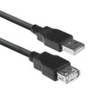 ACT AC3040 | USB 2.0 Kabel | USB-A naar USB-A | 1.8m | Zwart