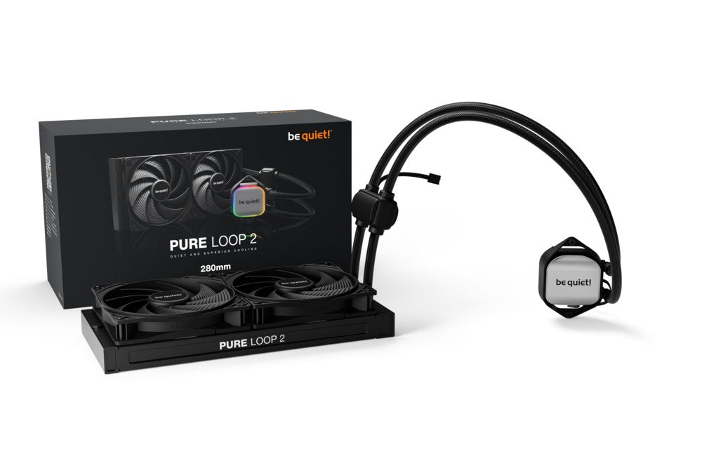 be quiet! PURE LOOP 2 280mm | All-in-One CPU Waterkoeler | Zwart