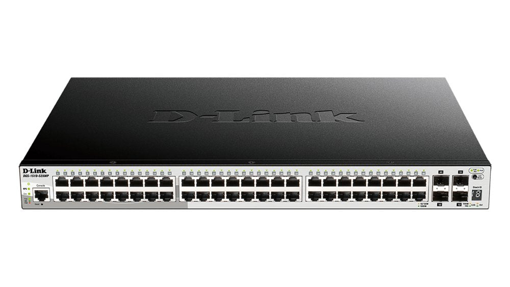 D-Link DGS-1510-20/E | 16-poorts Gigabit L2/L3 Smart Managed Switch | 2x SFP | 2x 10G SFP+ | 76 Gbps switchingcapaciteit | Ra