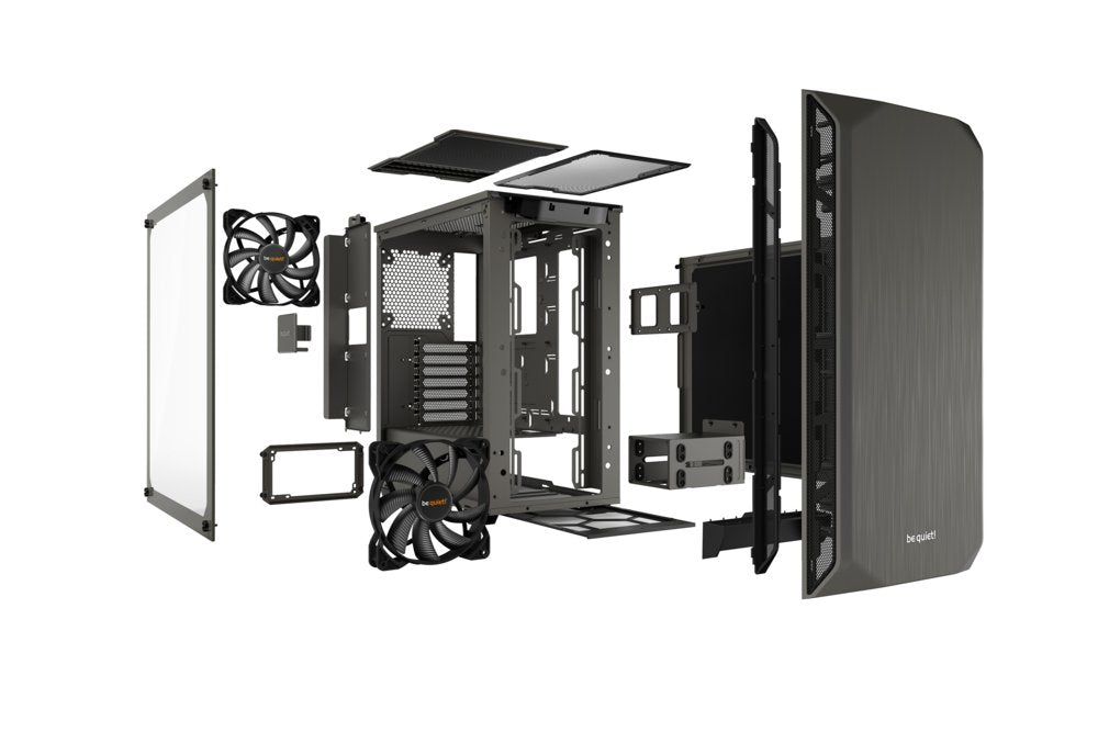 be quiet! Pure Base 500 Window Grijs | Midi Tower Behuizing