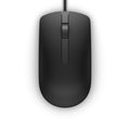 Dell MS116 | Bekabelde Muis | Links- en Rechtshandig | USB-A | 1000 DPI | Zwart