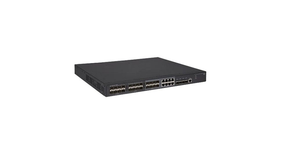 HPE 5130-24G-SFP-4SFP+ EI | Refurbished Silver L3 Managed Switch | 24x Gigabit SFP | 4x 10G SFP+ | 1U Rackmount | Zwart | REF