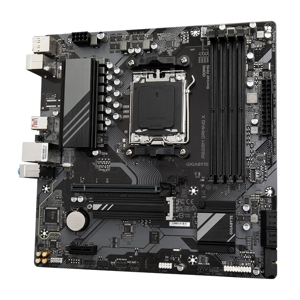 Gigabyte A620M GAMING X | Socket AM5 | AMD A620 | 4xDDR5 | Micro-ATX | Moederbord