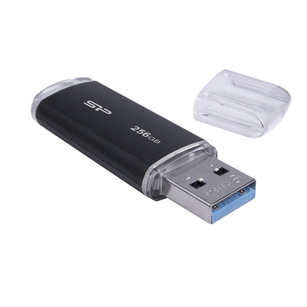 Silicon Power Blaze B02 | 256GB USB-A 3.2 Flash Drive | Zwart