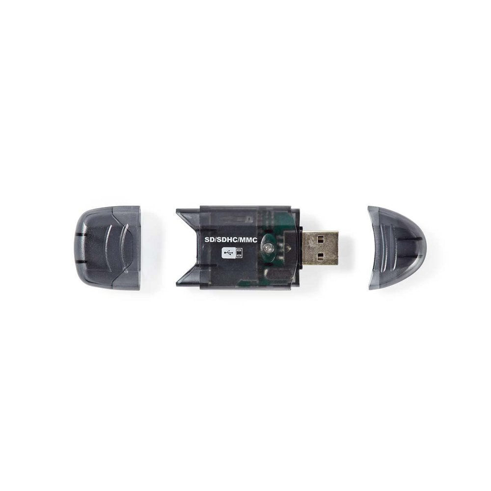 Nedis CRDRU2100BK | Geheugenkaartlezer | USB 2.0 | Zwart