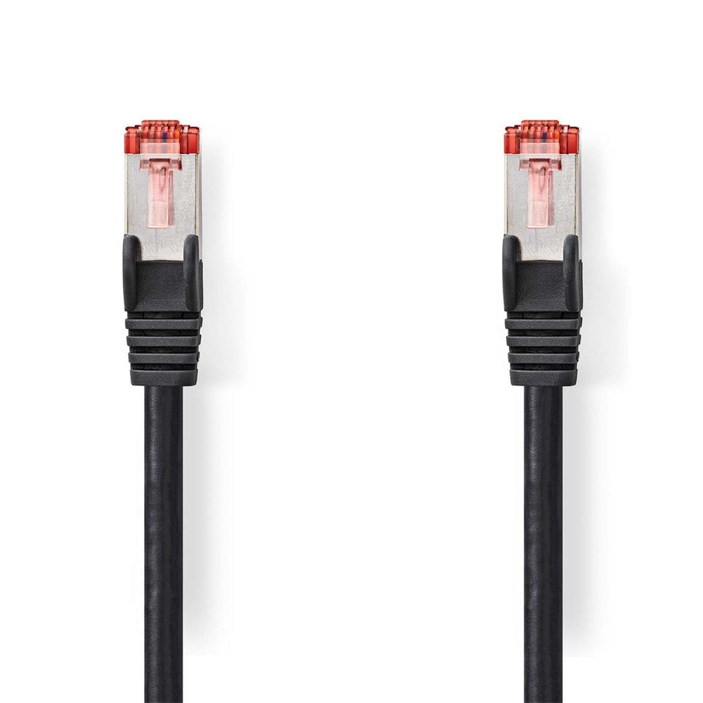 Nedis S/FTP Cat 6 Netwerkkabel | 1 m | Zwart