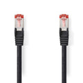 Nedis S/FTP Cat 6 Netwerkkabel | 1 m | Zwart