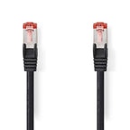 Nedis S/FTP Cat 6 Netwerkkabel | 1 m | Zwart