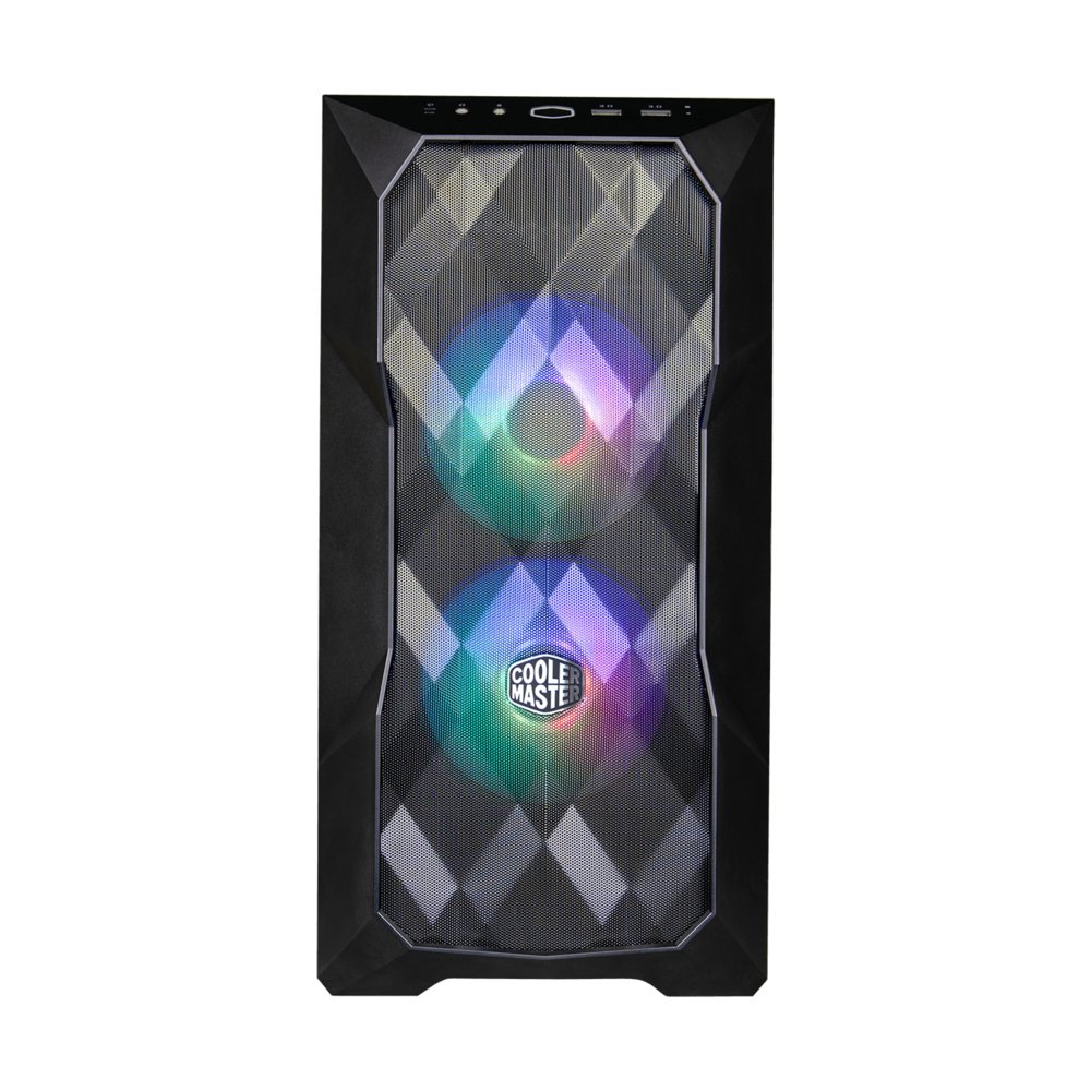 Cooler Master MasterBox TD300 Mesh RGB | Micro Tower Case | Zwart