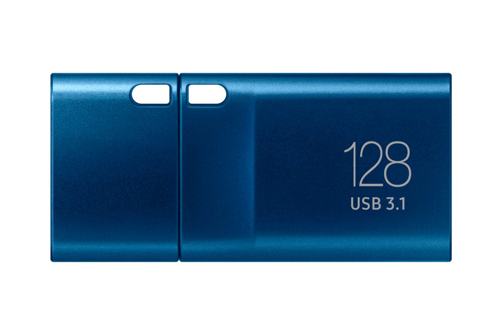 Samsung MUF-128DA | 128GB USB-C 3.2 Flash Drive | tot 400 MB/s lezen | tot 60 MB/s schrijven | Blauw