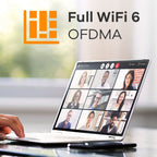 Zyxel NWA50AX | WiFi 6 Access Point (AX1800) | 1775 Mbit/s | PoE+ (adapter inbegrepen) | Inclusief Montagebeugel