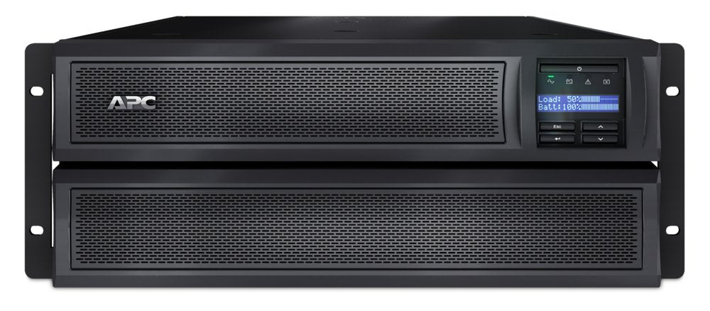 APC Smart-UPS X SMX2200HV | 2200 VA / 1980 W | 4U Rack/Tower Convertible | 8x IEC C13 & 2x IEC C19 Stopcontacten | Zuivere Si