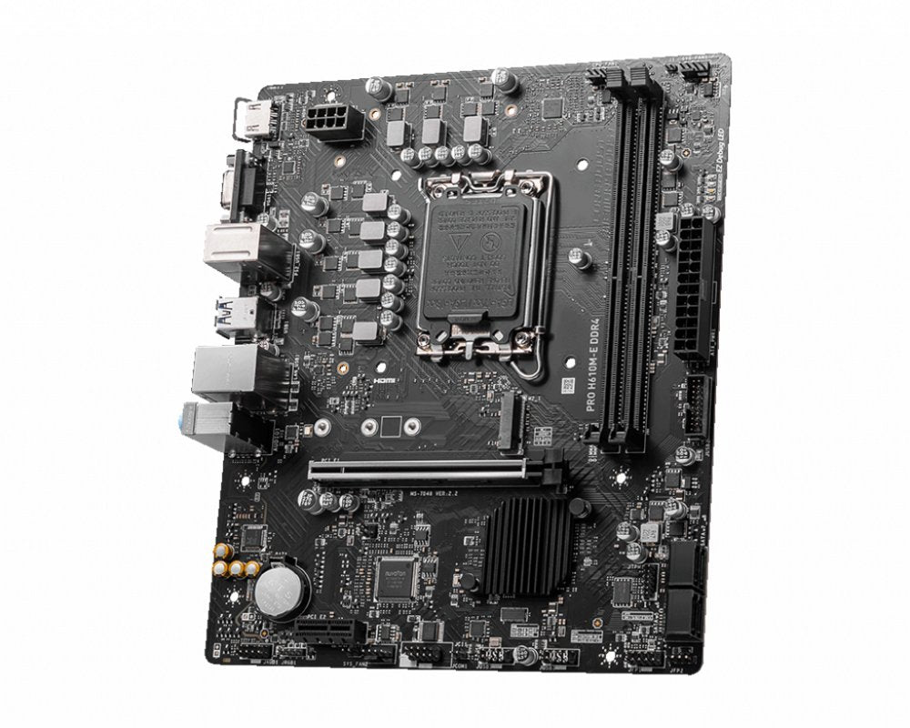 MSI PRO H610M-E | Socket LGA 1700 | Intel H610 | 2xDDR4 | Micro-ATX | Moederbord