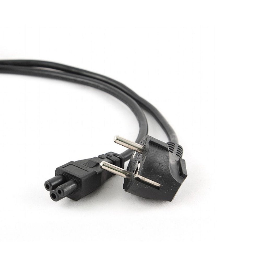 New Kenic 3-Pin Mickey Mouse (C5) EU Powercord | 1.5 m | Zwart