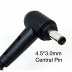 65W Adapter | Voor ASUS B400A | Center Pin (19V 3.42A) | Zwart