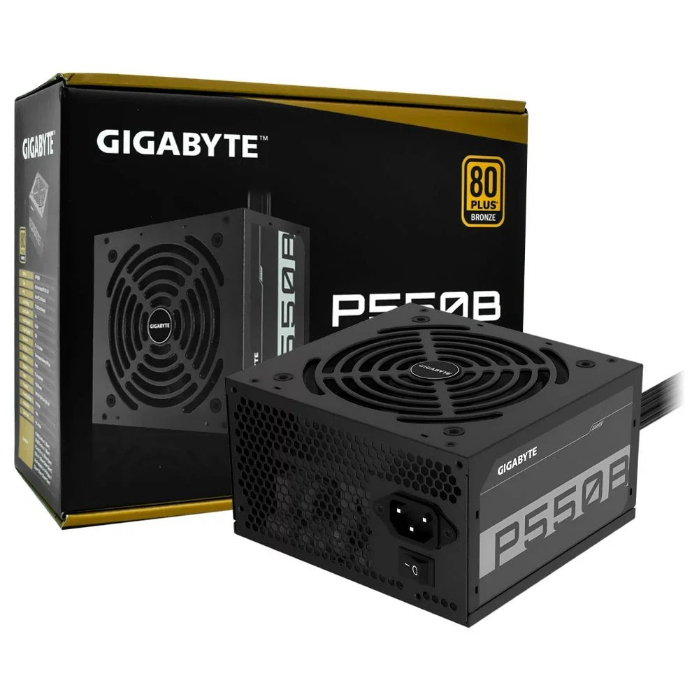 Gigabyte P550B | 550W Bronze | 20+4 Pin | ATX | Zwart | Voeding