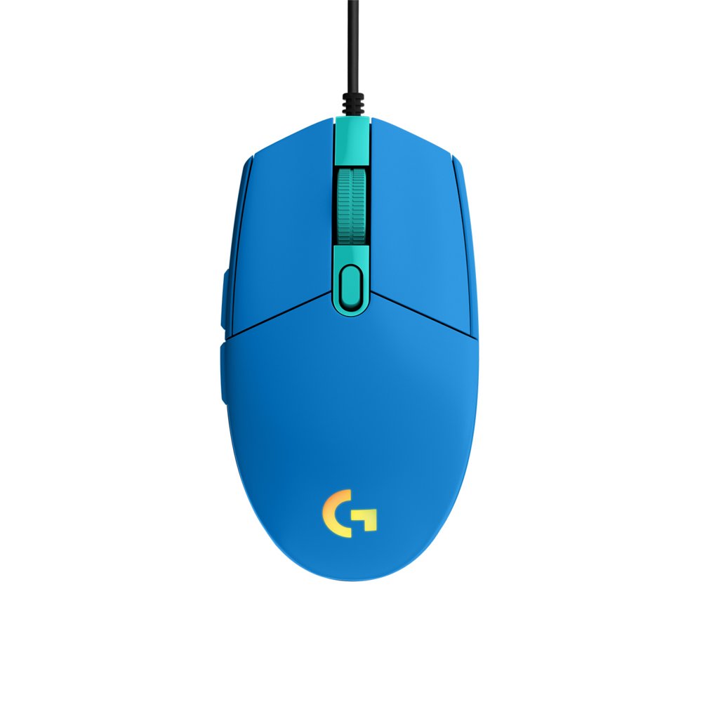 Logitech G203 | Gaming Muis | Rechts­handig | USB-A | 8.000 DPI | Blauw