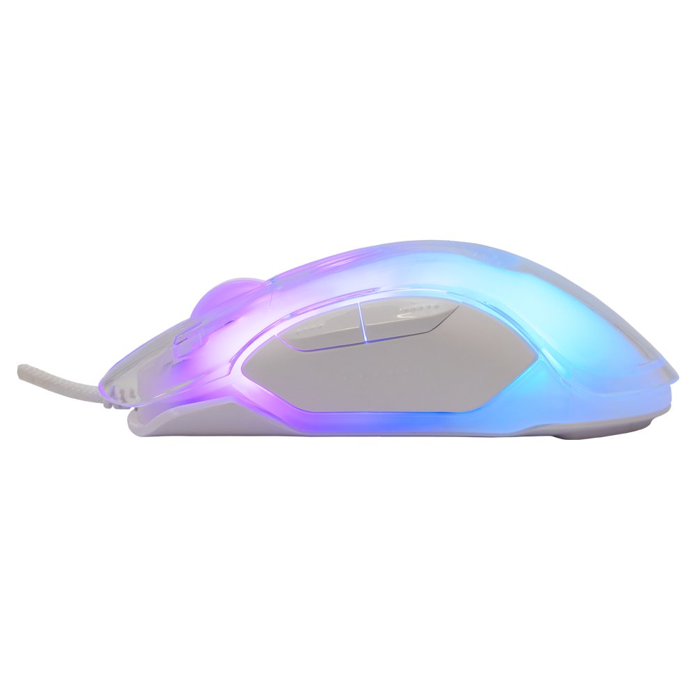 White Shark Mordred-W | Gaming Muis | 825 Chipset | RGB Verlichting | 12.800 DPI | Wit