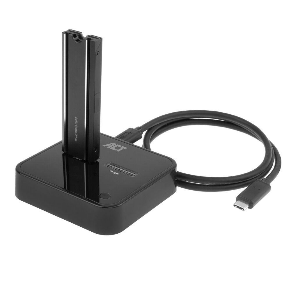 ACT AC1502 | Dual M.2 NVMe/PCIe SSD Docking Clone Station | USB-C 3.2 Gen2 (10 Gbps)