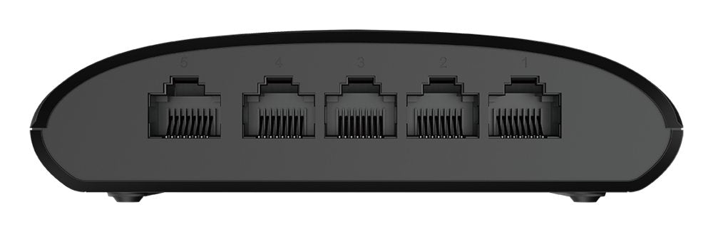 D-Link DGS-1005D/E | Netwerk-switch | Unmanaged | L2 | 5-poorts Gigabit Ethernet (10/100/1000) | Zwart