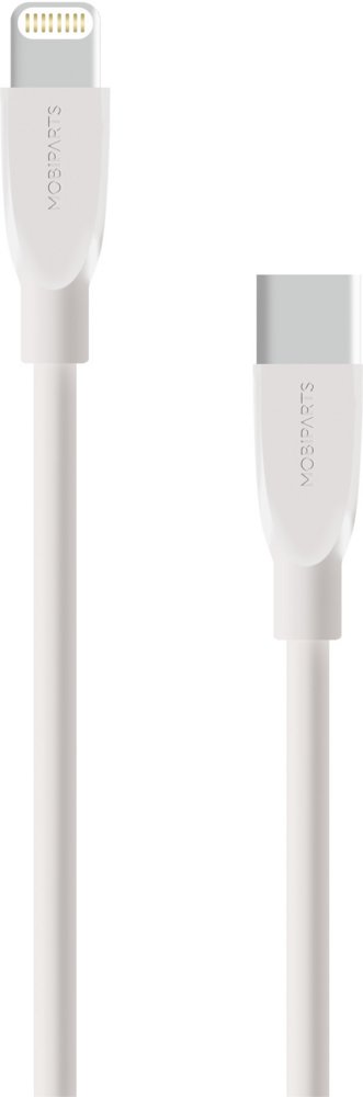 Mobiparts kabel | Lightning naar USB-C | 2A | 1 m | Wit