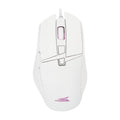 Baracuda RAPTOR RGB | Bedrade Gaming Muis | USB-A | 6400 DPI | Wit