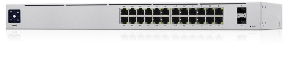 Ubiquiti UniFi 24-Port PoE | Managed L2/L3 Switch | 24 Poorten | Gigabit Ethernet (10/100/1000 Mbps) | PoE | 1U Rackmount | Z