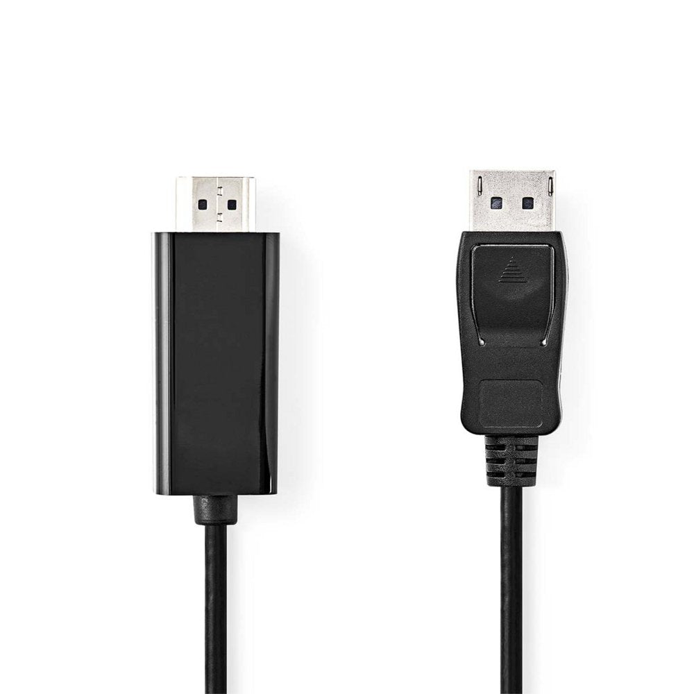 Nedis CCGL37100BK10 | DisplayPort naar HDMI adapterkabel | 1 m | DisplayPort male | HDMI Type A (Standaard) | Full HD 1080p |