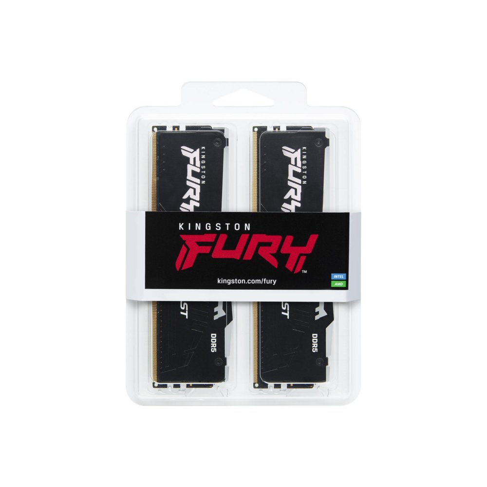 Kingston Fury Beast RGB | 64GB 2x32GB DDR5 | 5200MHz | DIMM | CL40 | Geheugenmodule | RAM