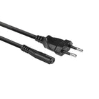 ACT AC3300 | Elektriciteitssnoer | 1,5 Meter | CEE7/16 naar C7 Stekker | Zwart