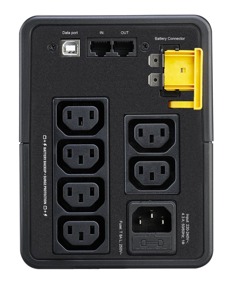 APC Back-UPS BX950MI | 950 VA | 6 Stopcontacten | Automatische Spanningcorrectie | Bescherming Tegen Stroompieken