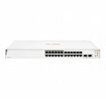 HPE Aruba Instant On 1830-24G | 24× Gigabit Ethernet | 12× PoE+ | 2× SFP | 195 W | Smart Managed Switch | Refurbished