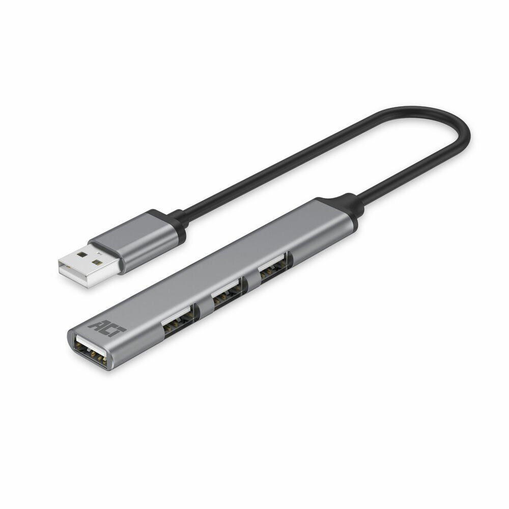 ACT AC6225 | USB 2.0 Interface Hub | 480 Mbit/s | Grijs