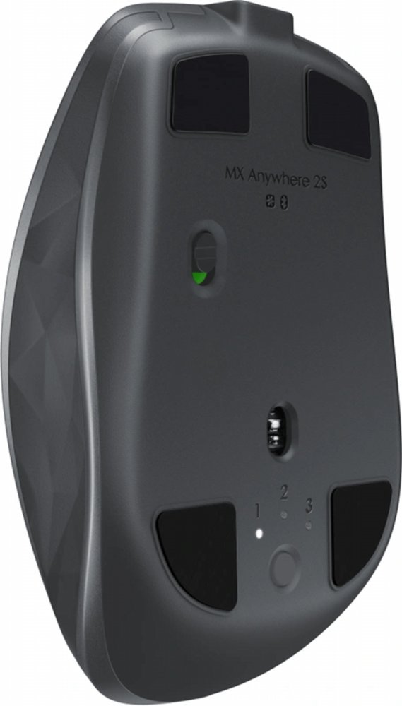 Logitech MX Anywhere 2S | Draadloze Muis | Rechtshandig | Bluetooth | 4000 DPI | Grafiet